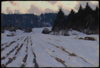 Snow-covered Ploughed Fields, Charlevoix