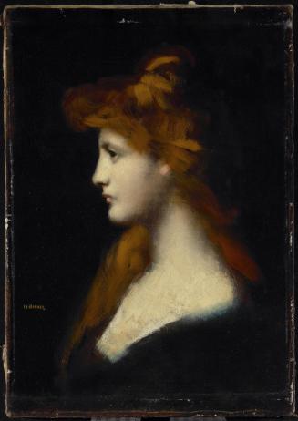 Portrait of a Woman with Red Hair