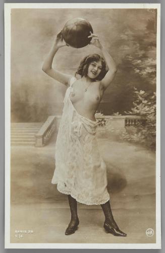 [Woman with ball]