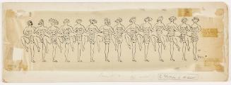 Chorus Line from Das Stachelschwein, March 1928