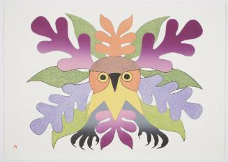 Summer Owl from Lithographs by Kenojuak