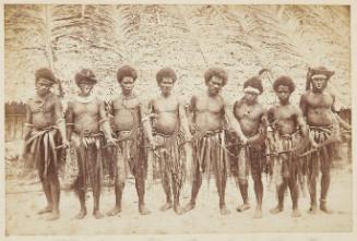 [Solomon Islands: Grouping for a war dance]   from Oceanic Album