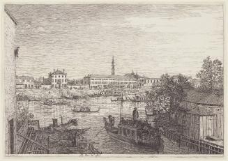 Ale Porte del Dolo from Vedute altre prese da i luoghi altre ideate da Antonio Canal (Other views taken from other places designed by Antonio Canaletto)