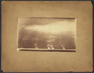 Chronophotographic study of an unmounted horse: successive images of signs corresponding to the movements of a lateral biped (No. 129)