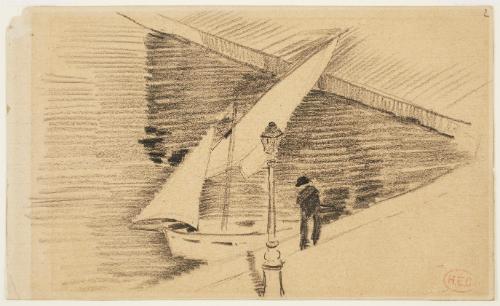 Sailing-boat in Harbour