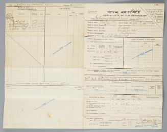 Aviator training certificate from Canadian Aviator in training Album