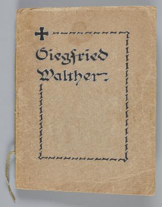 "Rest in Peace", the life and death of Siegfried Walther