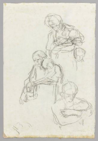 Mutter mit Kind (recto)