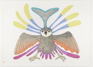 Spirit Owl from Lithographs by Kenojuak