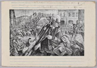 Painting of Mordechaim Chaim Rumkowski, Lodz Ghetto