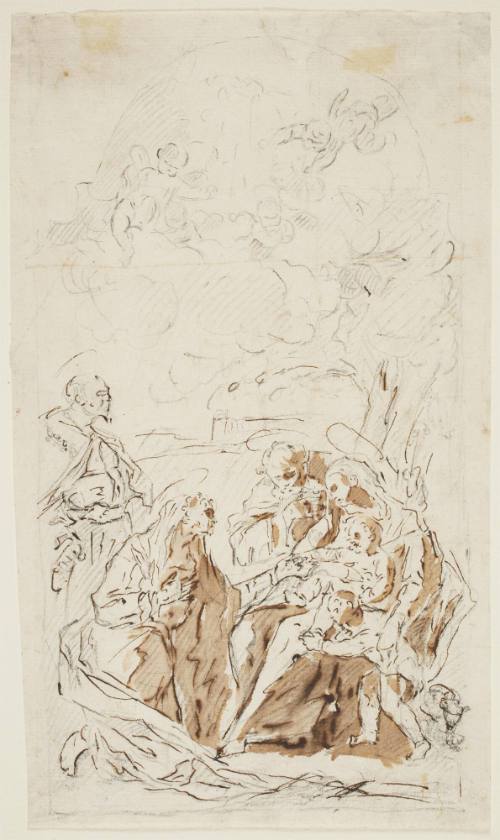 The Holy Family in a Landscape