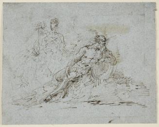 The Goddess of Plenty and a River God