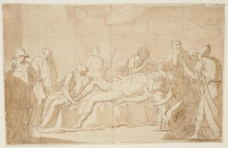 Deathbed Scene (recto); Deathbed Scene (verso)