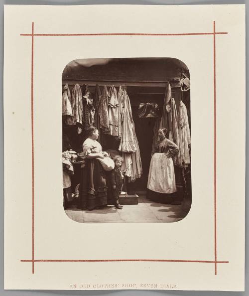 Street Life in London: An Old Clothes' Shop, Seven Dials