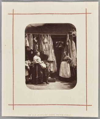 Street Life in London: An Old Clothes' Shop, Seven Dials