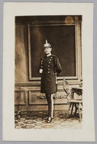 Hindenburg as captain in the General Staff, Szczecin 1878. Permitted by Her Excellency, Mrs. Hindenburg, Hanover, 18 September 1917