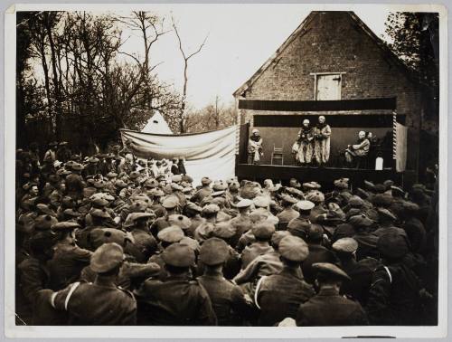 D.1423. The Black Watch hold sports whilst resting. After the sports the "Balmorals" give an entertainment