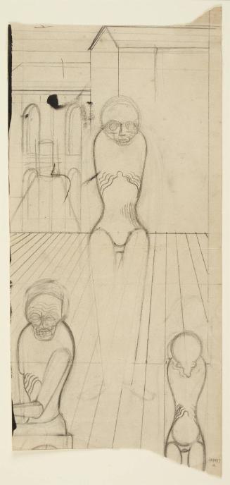 Figures in a Room (recto); Two Women (verso)