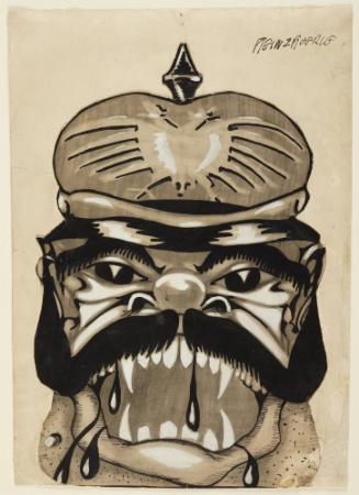 Preusse mit Pickelhaube