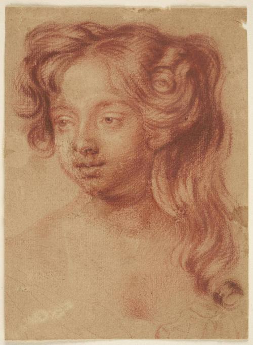 Portrait (recto);Sketch of Head of a Woman (verso)