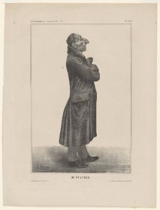 Mr. Fulchir... (J. Claude Fulchiron), Plate 273 from La Caricature, No. 132, May 16, 1833