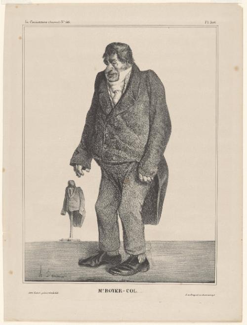 Mr. Royer-Col... (Royer-Collard), Plate 306 from La Caricature, No. 146, Aug. 22, 1833