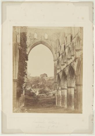 Interior of the ruin, Rievaulx Abbey, England
