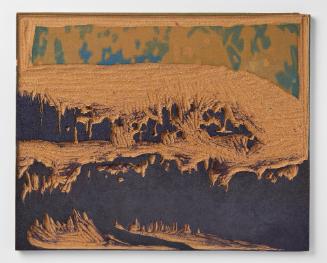 Linoleum block from Green and Gold