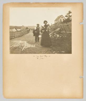 As you meet them on the road! Page 47 of Newfoundland from Collection of Canadian albums compiled by Edith S. Watson
