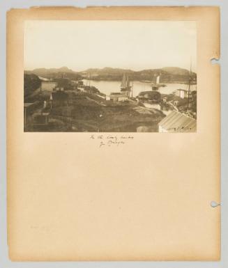 In the lovely harbor of Burgeo. Page 35 of Newfoundland from Collection of Canadian albums compiled by Edith S. Watson
