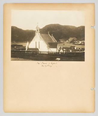 The "Church of England", Hermitage. Page 29 of Newfoundland from Collection of Canadian albums compiled by Edith S. Watson
