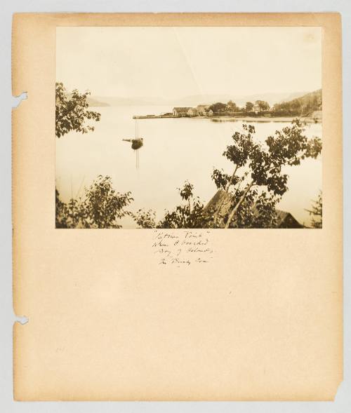 "Petrie's Point", where I boarded -- Bay of Islands in "Birchy Cove"; Page 14 of Newfoundland from Collection of Canadian albums compiled by Edith S. Watson