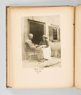 "Darby [?] Joan", Pierreville, Que. Page 34 of The Abenaki; from collection of Canadian albums compiled by Edith S. Watson, 1890s-1930s