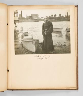 At the ferry landing, Sorel, Que. Page 31 of The Abenaki; from collection of Canadian albums compiled by Edith S. Watson, 1890s-1930s