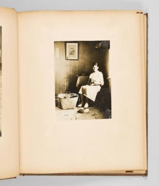 Braiding sweetgrass, Odanak, Que. [II] Page 17 of The Abenaki; from collection of Canadian albums compiled by Edith S. Watson, 1890s-1930s