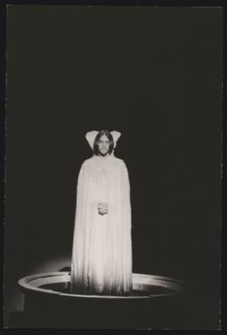 An actor on stage in Jesus Christ Superstar, London