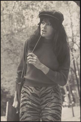 Actress and painter Francesca Romana Coluzzi 