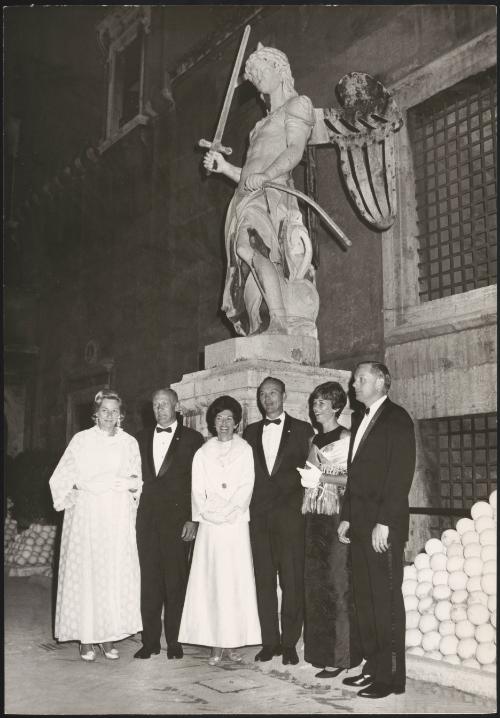 The astronauts from Apollo 11, Neil Armstrong, Michael Collins and Buzz Aldrin 