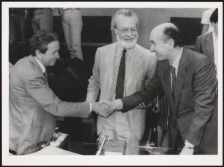 Enrico Berlinguer and Ciriaco De Mita 