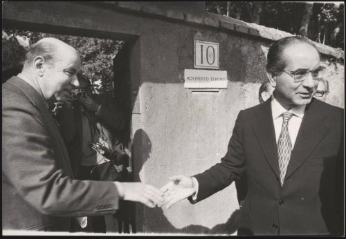 Giuseppe Petrilli and Emilio Colombo 