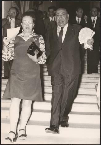 Countess Lebore Dubois and politician Giuseppe Lupis