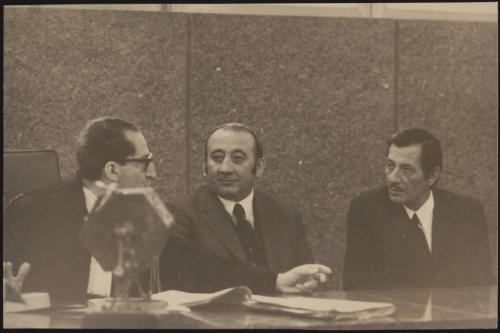 Members of the Italian political intelligentsia, including the politician Luciano Dal Falco and the actor Victor Cavallo