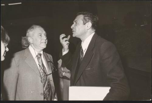The economist Franco Modigliani and politician Luciano Lama