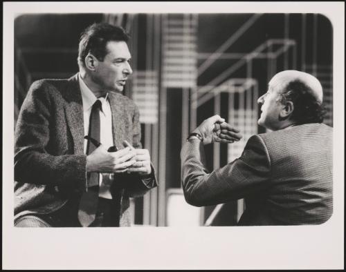 Ciriaco Luigi De Mita and Luciano Lama 