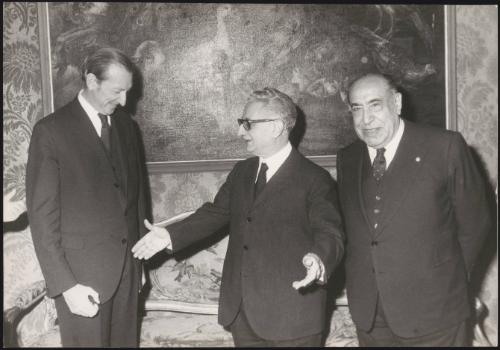 Giovanni Leone, Kurt Waldheim and Giuseppe Lupis 