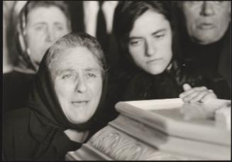 Carmine Citro's mother grieves by his coffin 