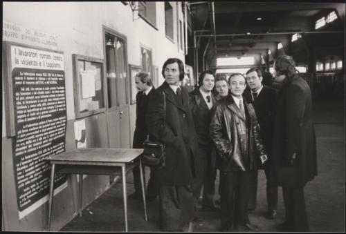 A bus station during tram driver's strikes