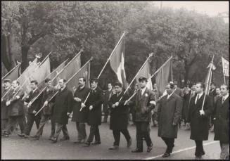 A march during tram driver's strikes