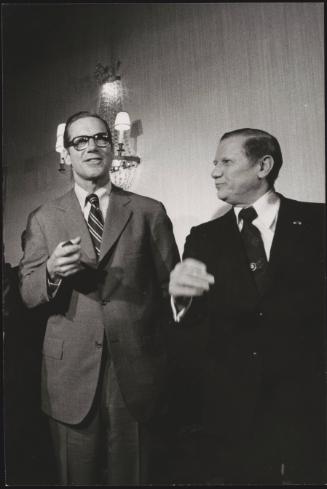 William Simon with John A. Volpe 