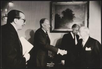 Graham Anderson Martin with diplomats